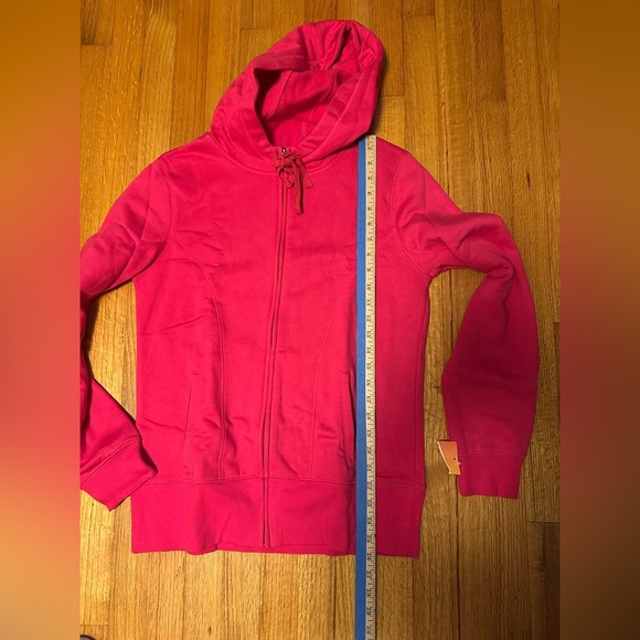 Champion Womens M Long Sleeve Full Zip Up Athletic Hoodie Jacket Pink(a2 - Picture 11 of 14